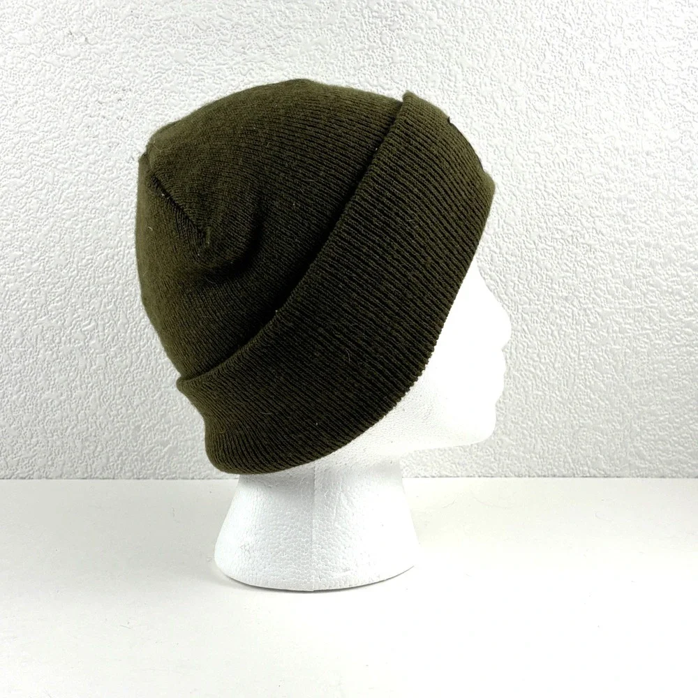 Carhartt Beanie Hat Kids Youth One Size Green Acrylic Watch Cap Cabin Winter